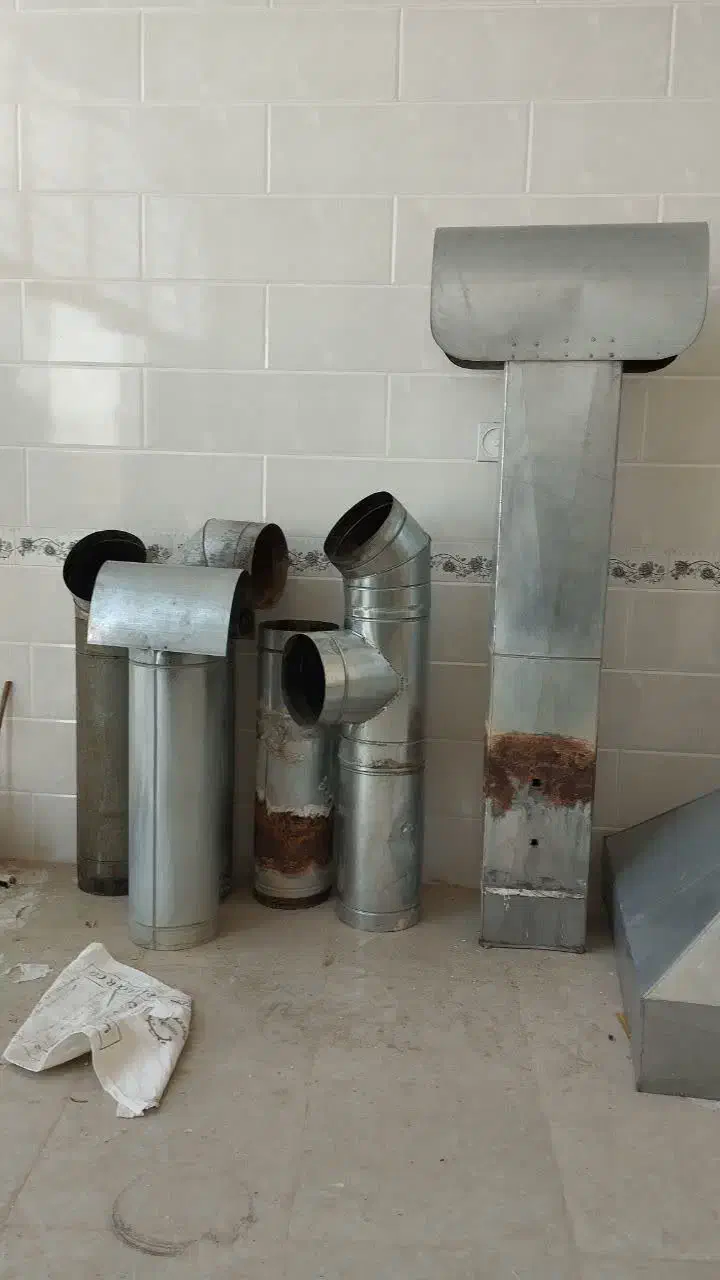 هود نانوایی و کبابی و لوله ورق گالوانیزه|هود|گلپایگان, |دیوار