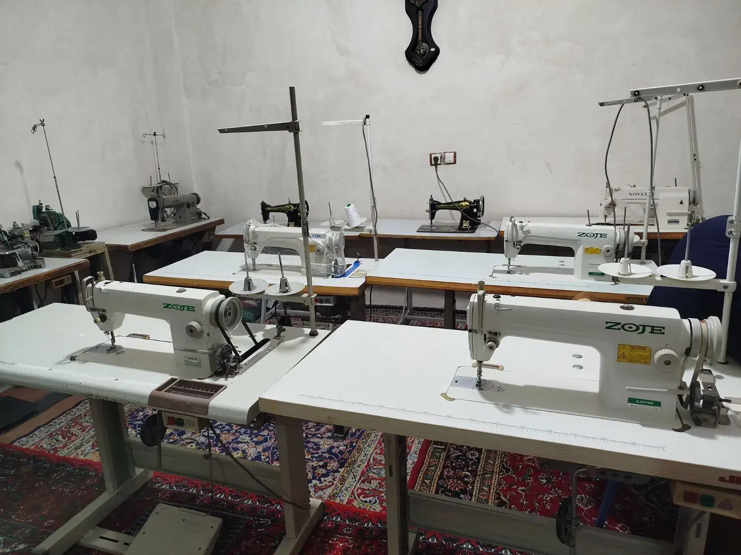 چرخ خیاطی جک و زوجی|چرخ خیاطی و ریسندگی|سرپل ذهاب, |دیوار