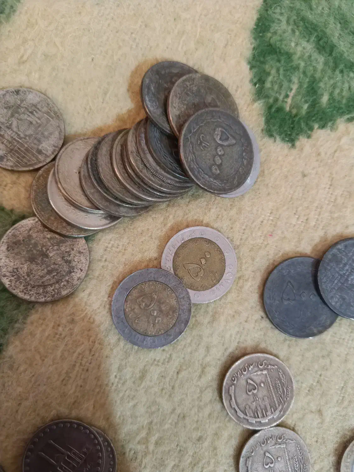 سکه قدیمی|کلکسیون سکه، تمبر، اسکناس|سپیدان, |دیوار