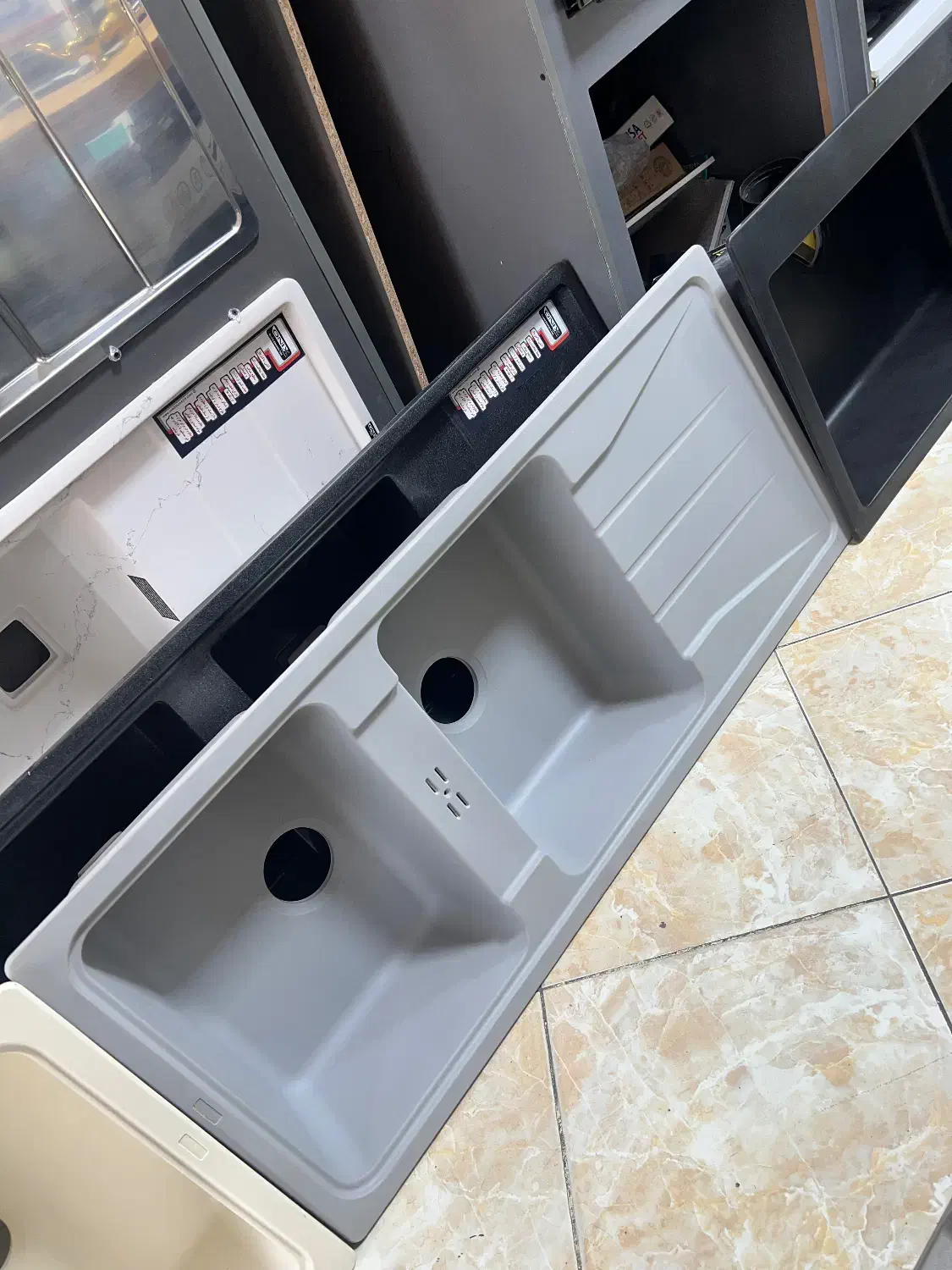 سینک گرانیتی توکار انواع سایز بندی پخش و تکی|مصالح و تجهیزات ساختمان|کرج, شاهینویلا|دیوار