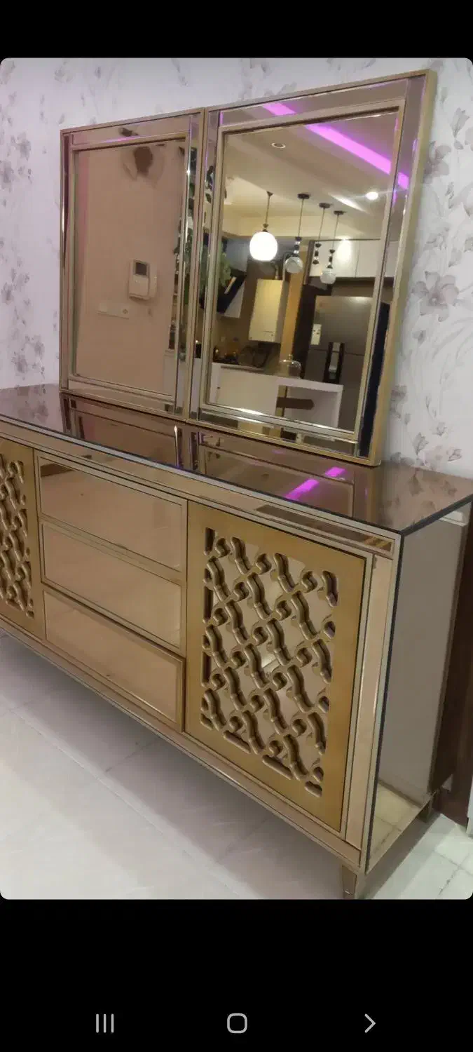 آیینه کنسول نو|بوفه، ویترین، کنسول|فولادشهر, مسکن مهر فولادشهر|دیوار