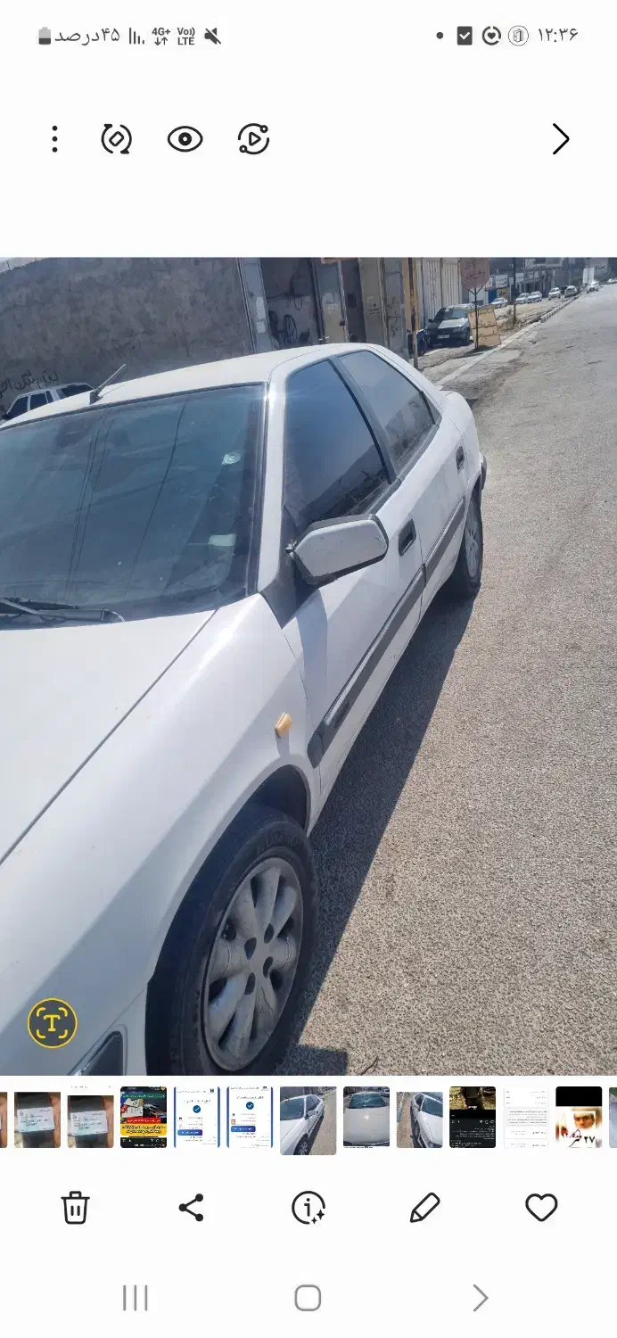 زانتیا ۸۸سفید|خودرو سواری و وانت|لامرد, |دیوار