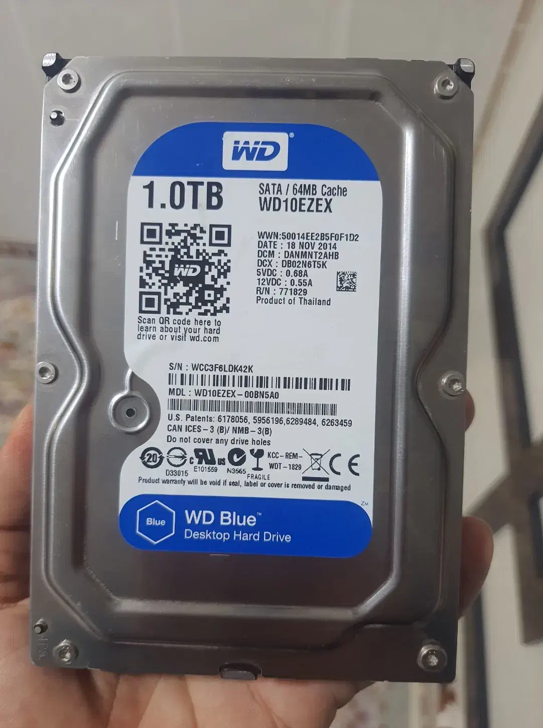 هارد یک ترا اینترنال|قطعات و لوازم جانبی رایانه|جوانرود, |دیوار