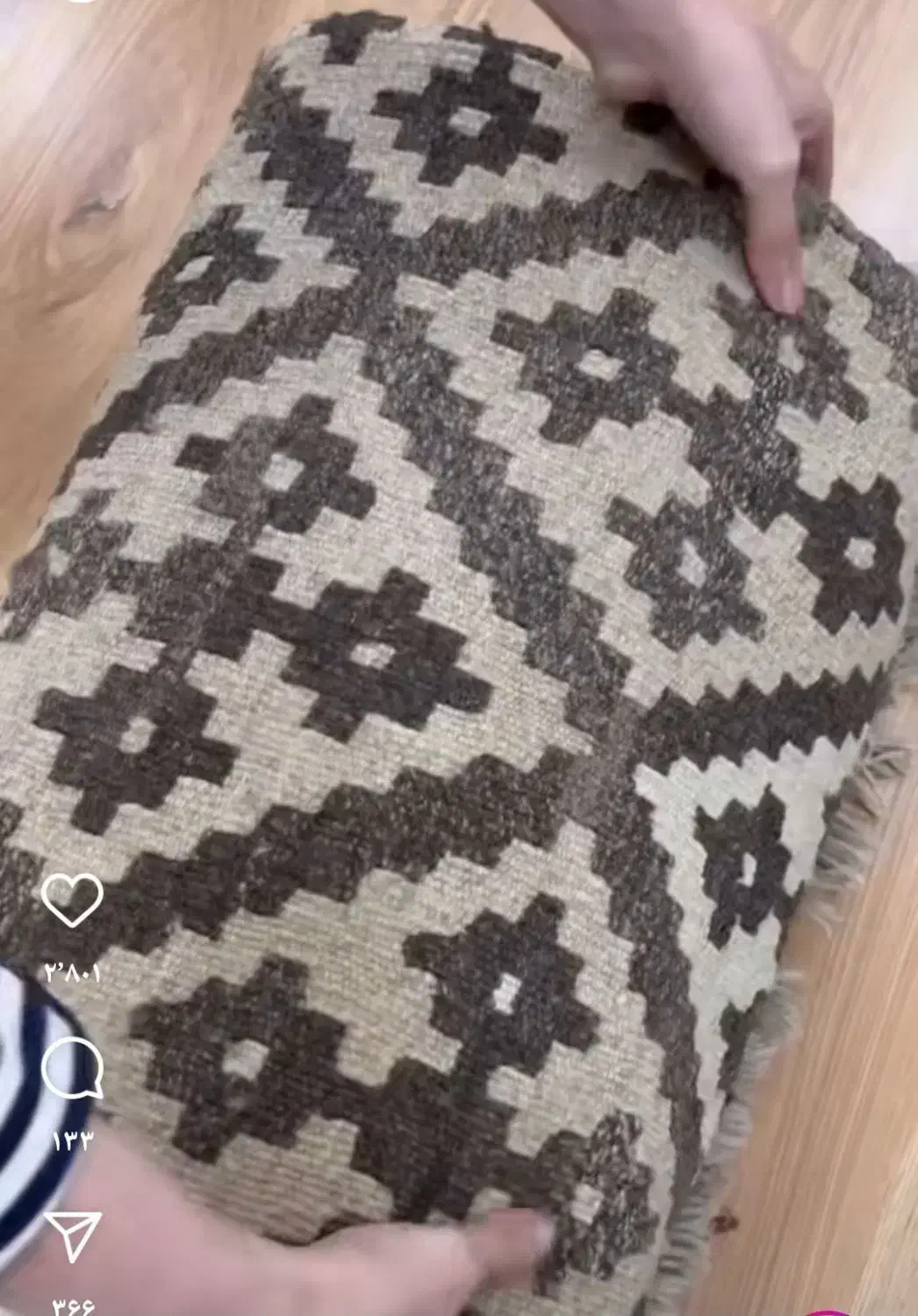 گلیم بافی|گلیم، جاجیم، گبه|گرگان, |دیوار