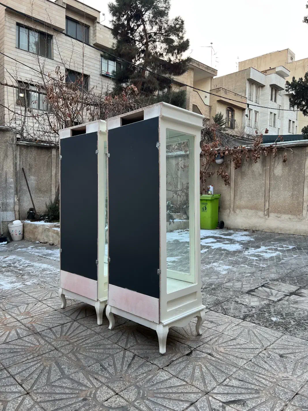 بوفه چوبی|بوفه، ویترین، کنسول|تهران, علم و صنعت|دیوار