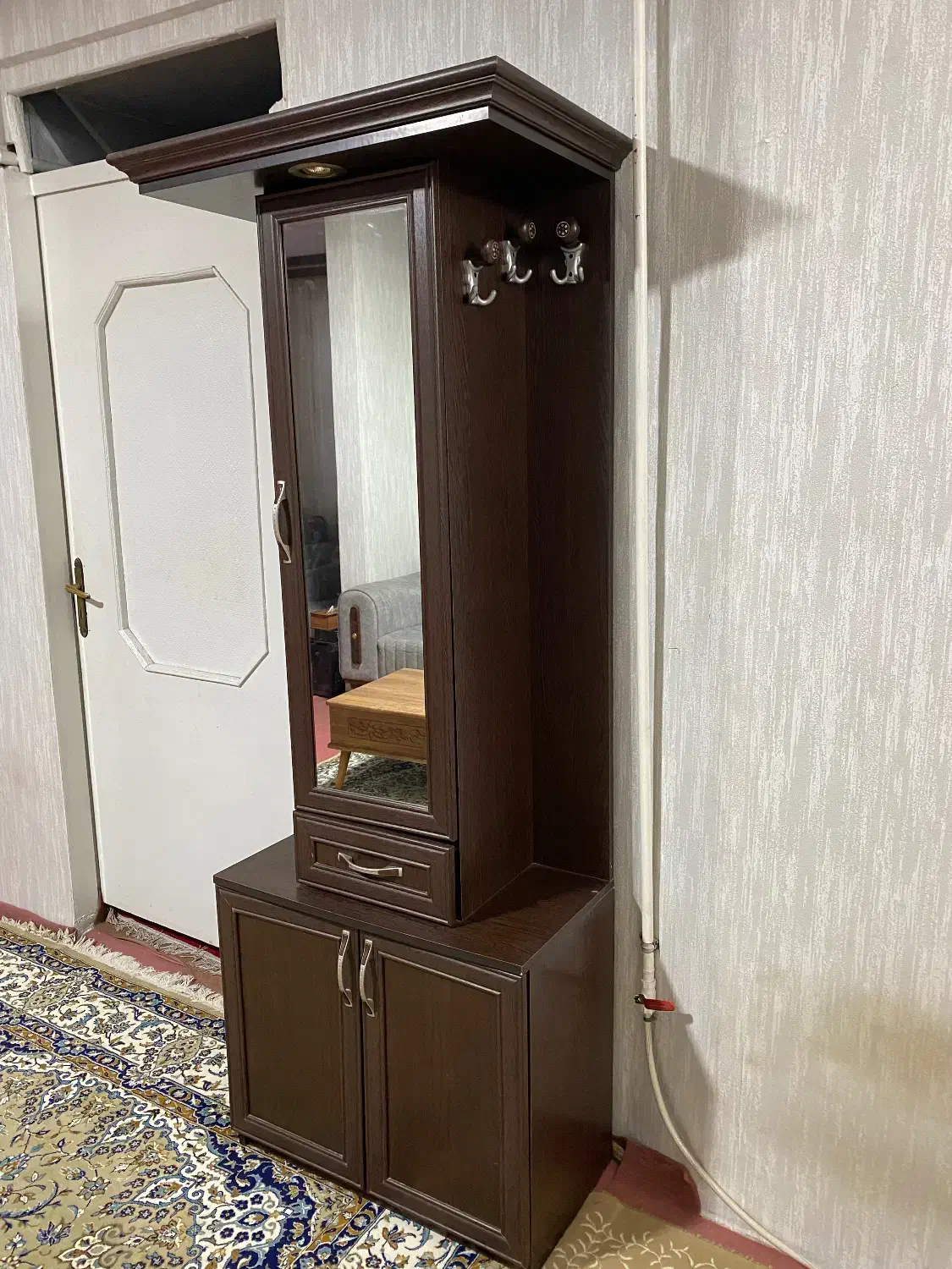 آینه جاکفشی+میز تی وی|جاکفشی، کمد، دراور|کرج, شهرک فهمیده|دیوار