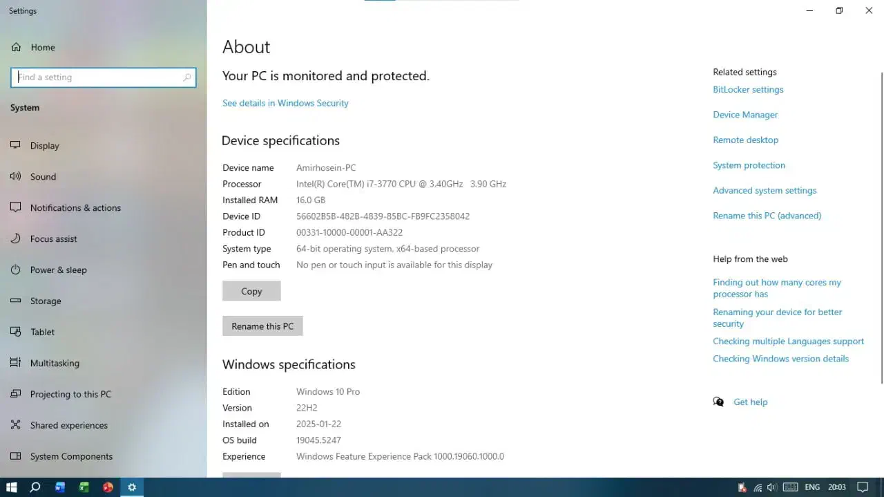 کیس و مانیتور کامپیوتر اسمبل شده ssd سالم|رایانه رومیزی|تهران, تهرانسر شرقی|دیوار
