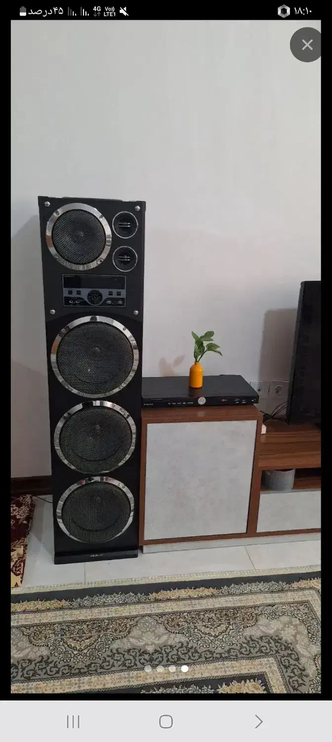 2 عدد باند رقص نور همراه میکروفون قیمت مناسب آبیک|سیستم صوتی خانگی|قزوین, |دیوار