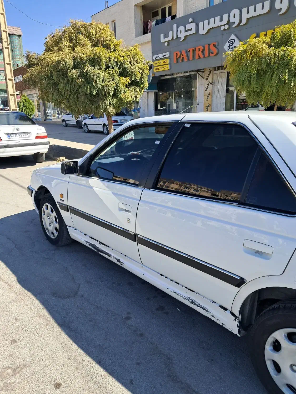 باسلام. پژو پارسدوگانه فابریک سفیددوررنگ.بدون خرج|خودرو سواری و وانت|یاسوج, |دیوار