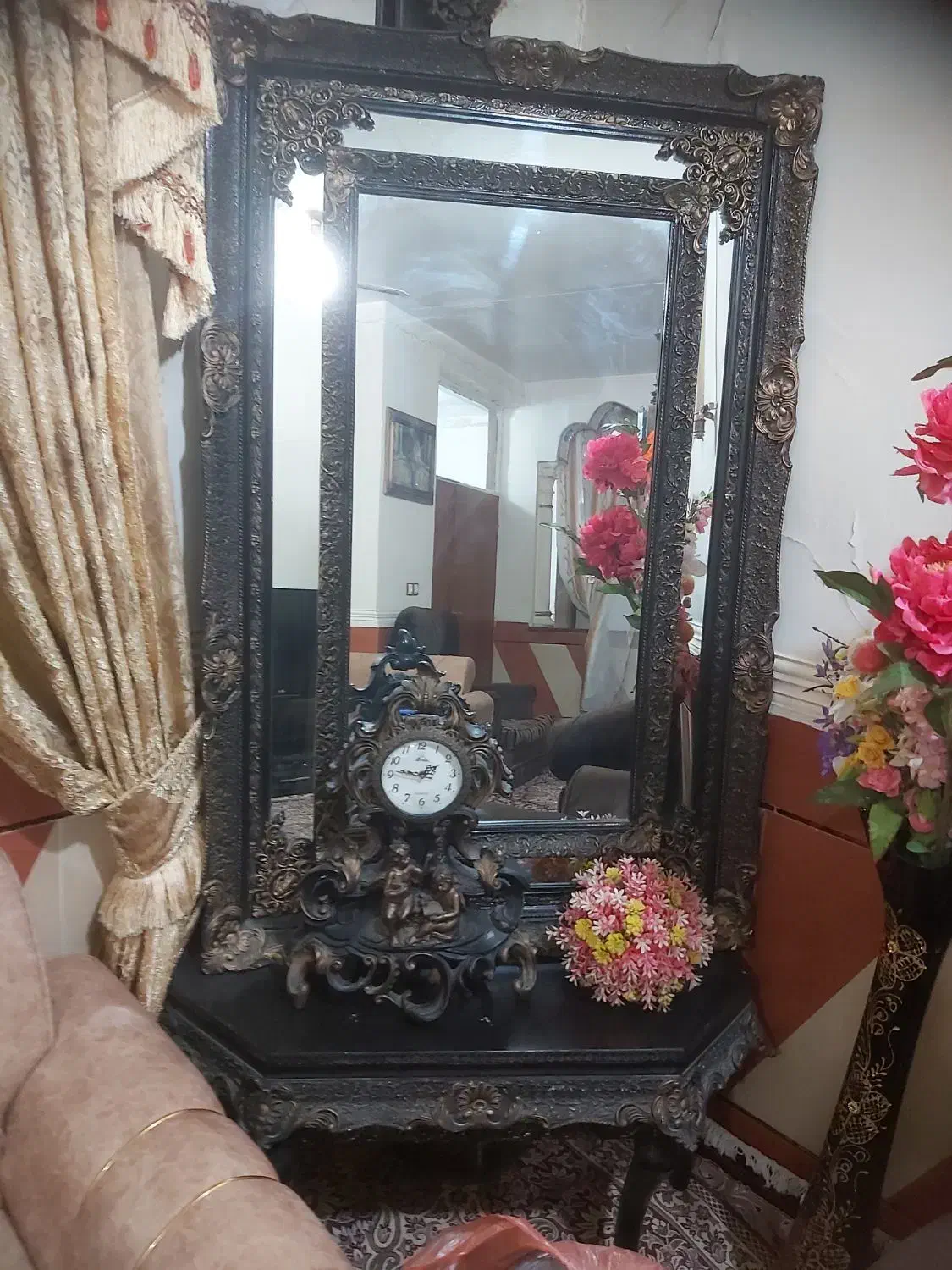 آیینه قدی|آینه|مسجد سلیمان, |دیوار