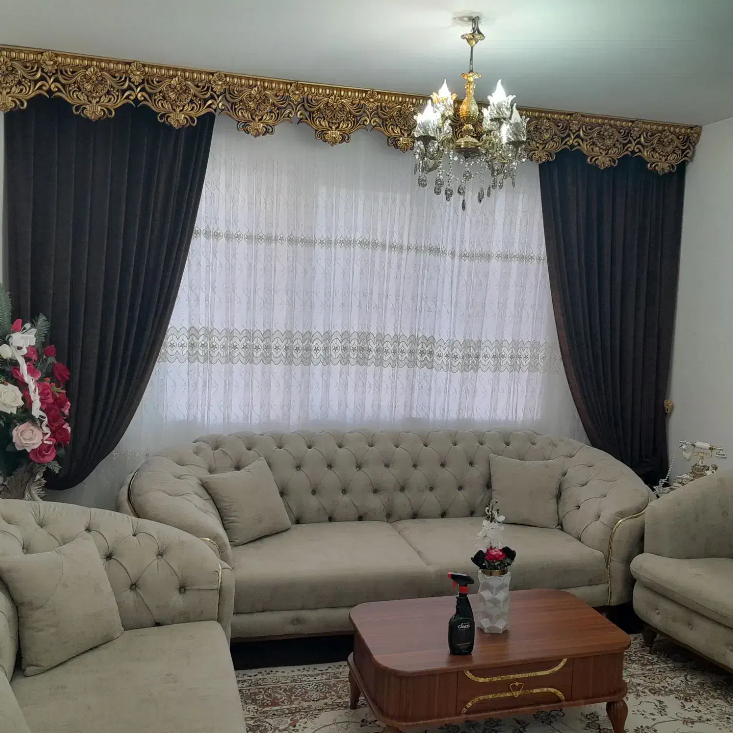 پرده شیک وزیبا درحد نوع|پرده، رانر، رومیزی|سهند, |دیوار