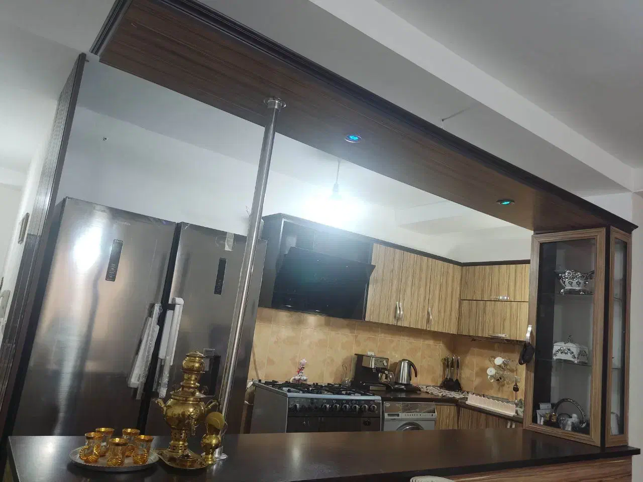 کابینت کارکرده باهود وسینگ|هود|وحیدیه, |دیوار