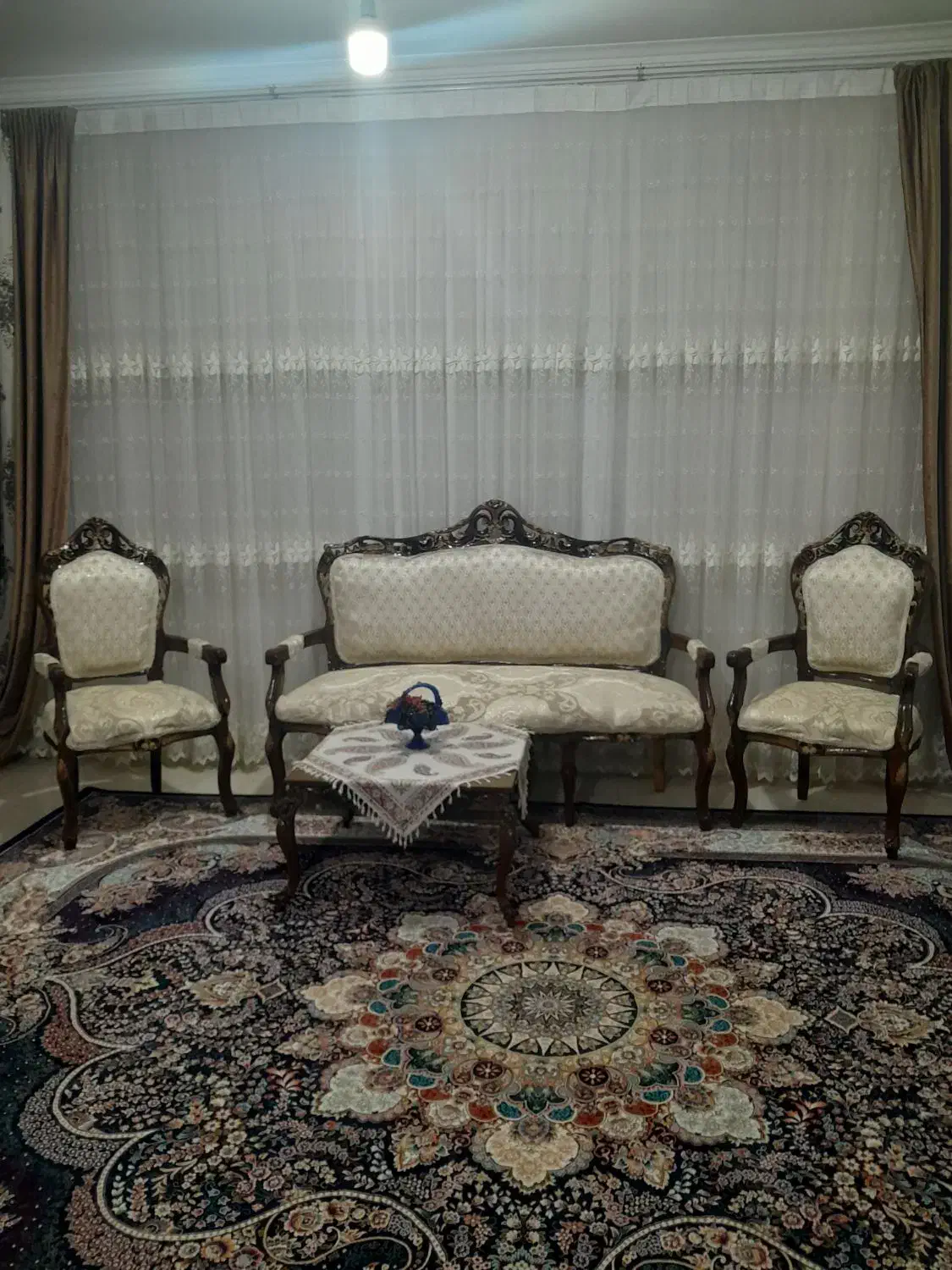 مبل ۹ نفره سلطنتی|مبلمان خانگی و میز عسلی|ازنا, |دیوار