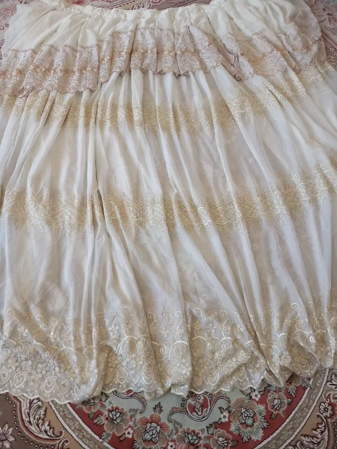 پرده حریر و سالم|پرده، رانر، رومیزی|بروجرد, |دیوار