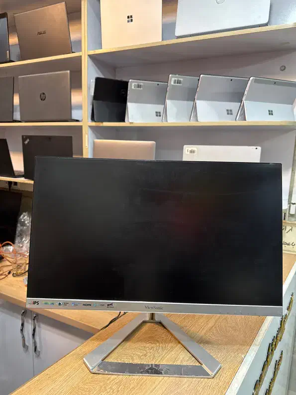 مانیتور استوک ۲۴ اینچ فریملس panel ips viewsonic|قطعات و لوازم جانبی رایانه|همدان, |دیوار
