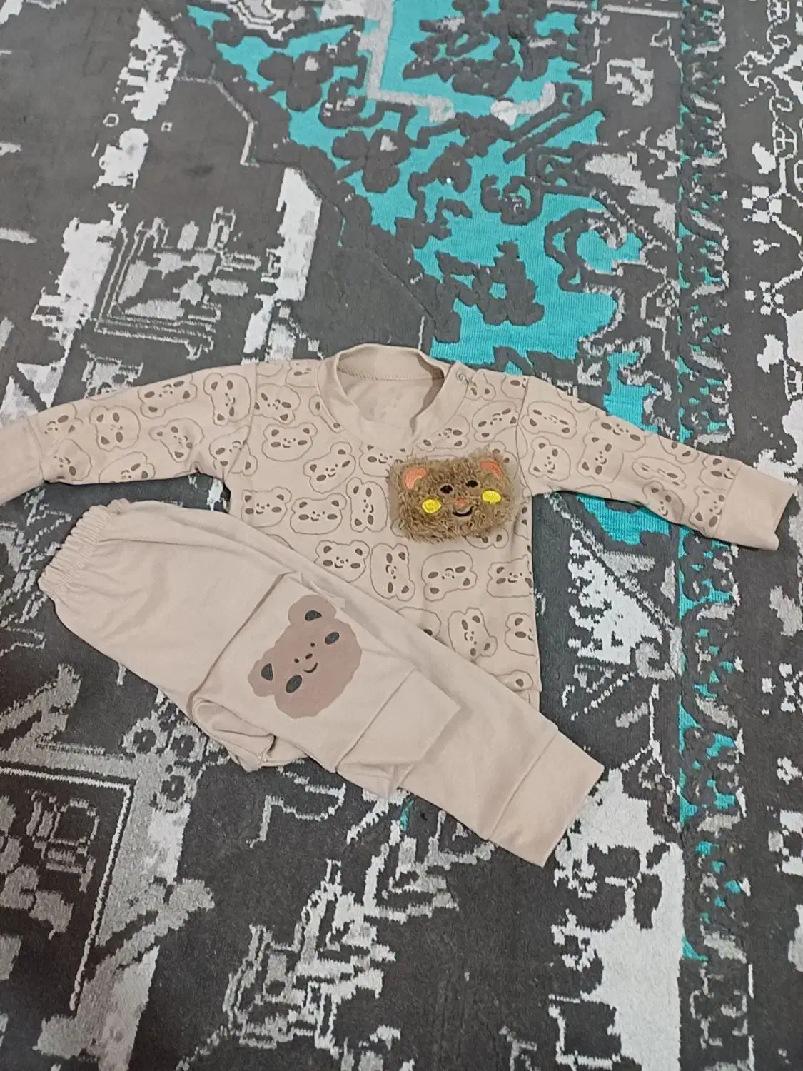 ست بلوزوشلوار، ست لباس، سرهمی زمستانه دخترانه|کفش و لباس بچه|گرمسار, |دیوار