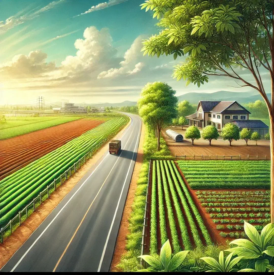 فروش ویژه ۱۱۵۰۰ مترزمین کشاورزی بر جاده اصلی|فروش دفتر صنعتی، کشاورزی، تجاری|روانسر, |دیوار