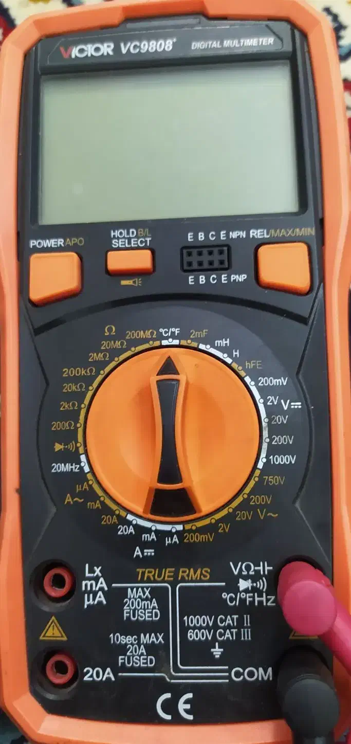 مولتی متر Victor Vc9808+|ابزارآلات|شاهرود, |دیوار