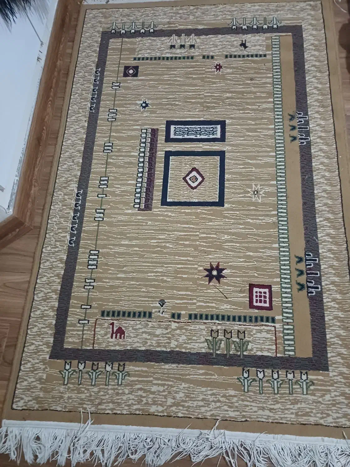 قالیچه ماشینی به ابعاد ۲۲۰در۱۵۰یکی و۱۱۰در۱۷۰سه تا|فرش|نیشابور, دارایی|دیوار