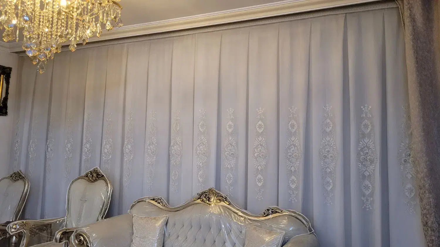 فروش فوری پرده پذیرایی و اتاق خوابها|پرده، رانر، رومیزی|مشهد, عنصری|دیوار