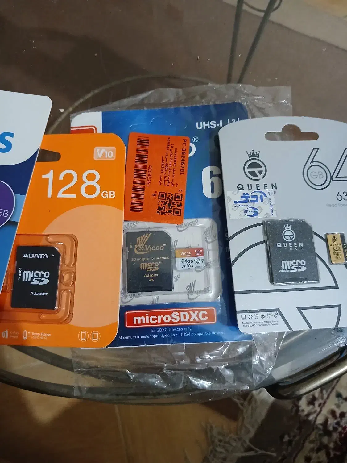 مموری کارت حافظه ۶۴ و ۱۲۸ گیگ|لوازم جانبی موبایل و تبلت|شیراز, غدیر جنوبی|دیوار