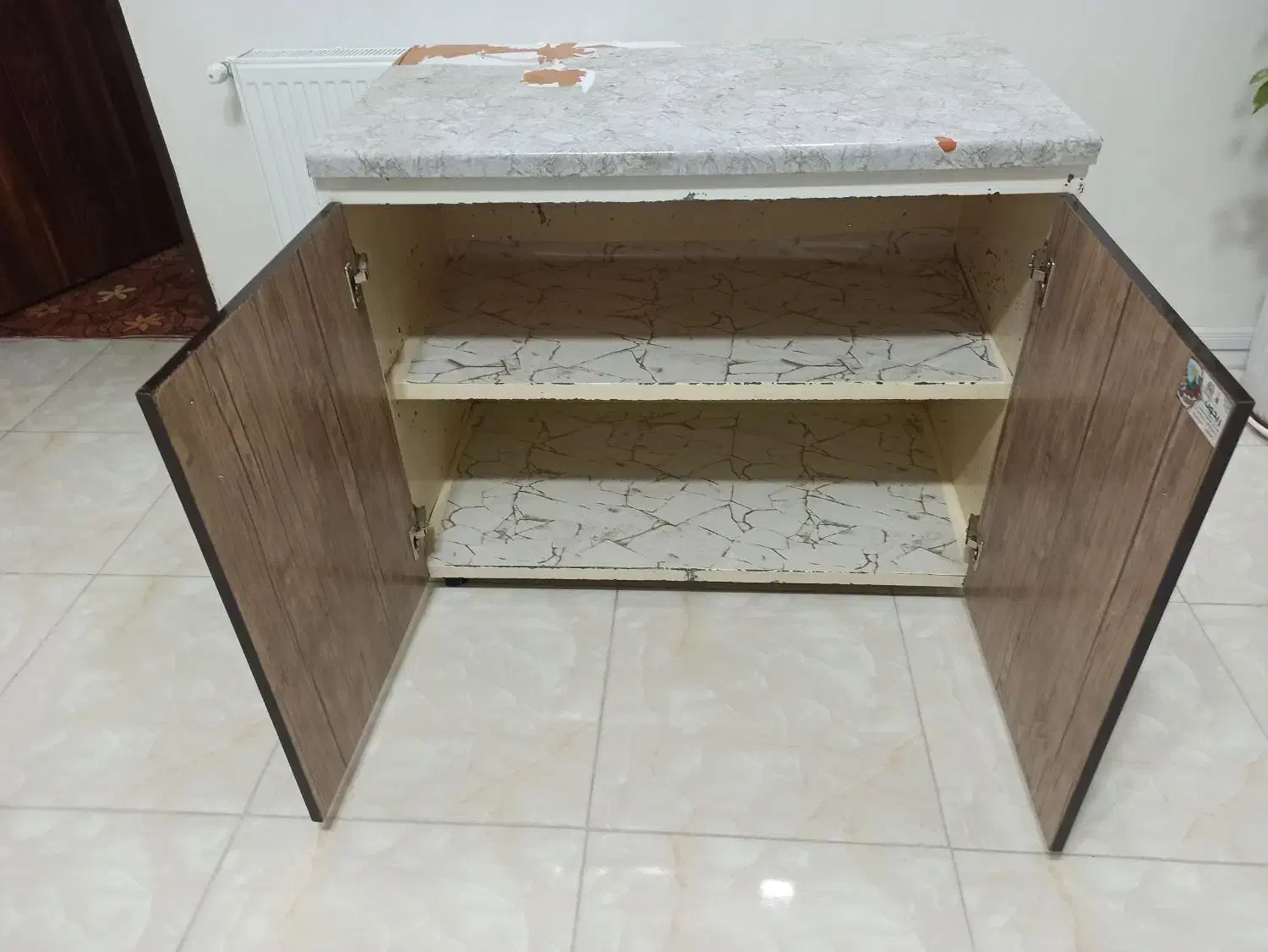 کابینت دودرب|آبچکان و نظمدهنده ظروف|بهارستان, |دیوار