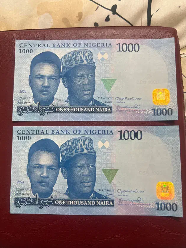 اسکناس ۱۰۰۰ نایرا نیجریه ۲۰۲۴|کلکسیون سکه، تمبر، اسکناس|اراک, |دیوار