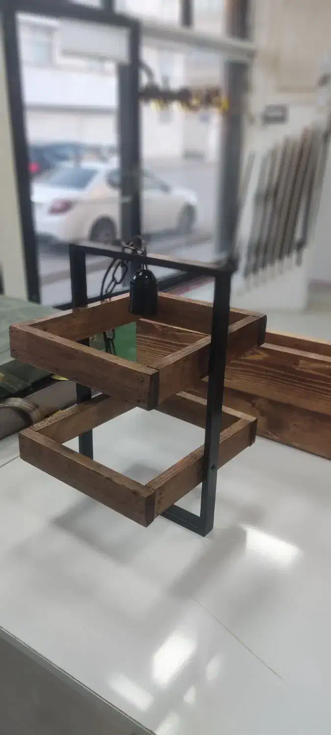 لوستر چوبی مناسب آشپزخونه|لوستر و چراغ آویز|اردبیل, |دیوار