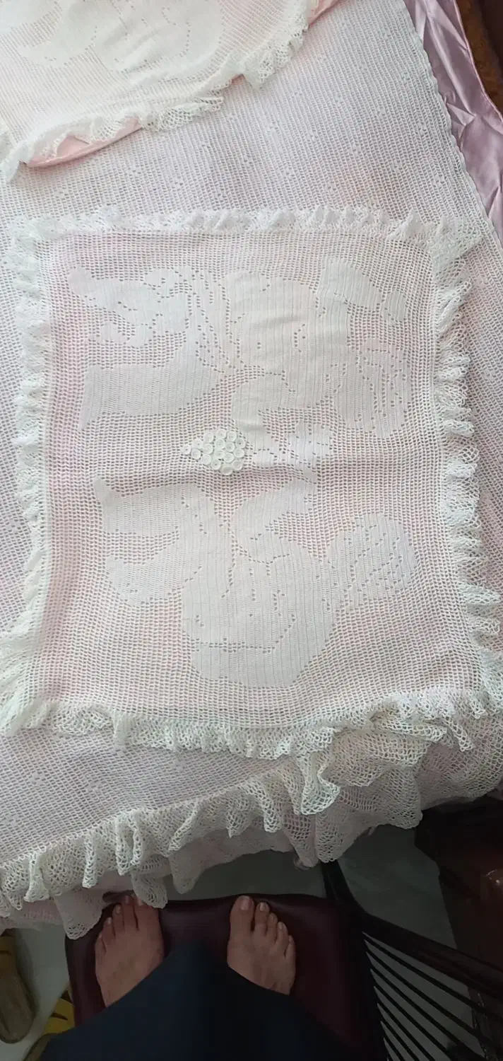 روتختی بافتنی با نخ ماهی|سرویس روتختی|مشهد, حجت|دیوار