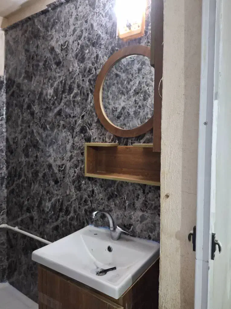 برچسب سرویسحمام کابینتکمد دیوارکف روکشنصب سیمانی|لوازم حمام|بندرعباس, |دیوار