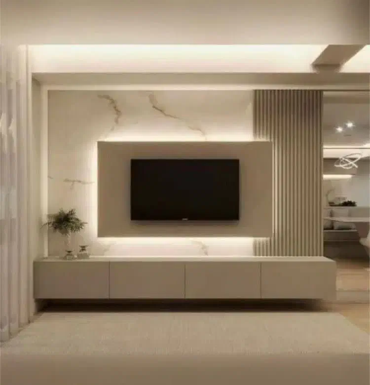 تی وی وال اجرایی تخصصی یک روزه با طراحی خاص|میز تلویزیون|گلبهار, شهر جدید گلبهار|دیوار