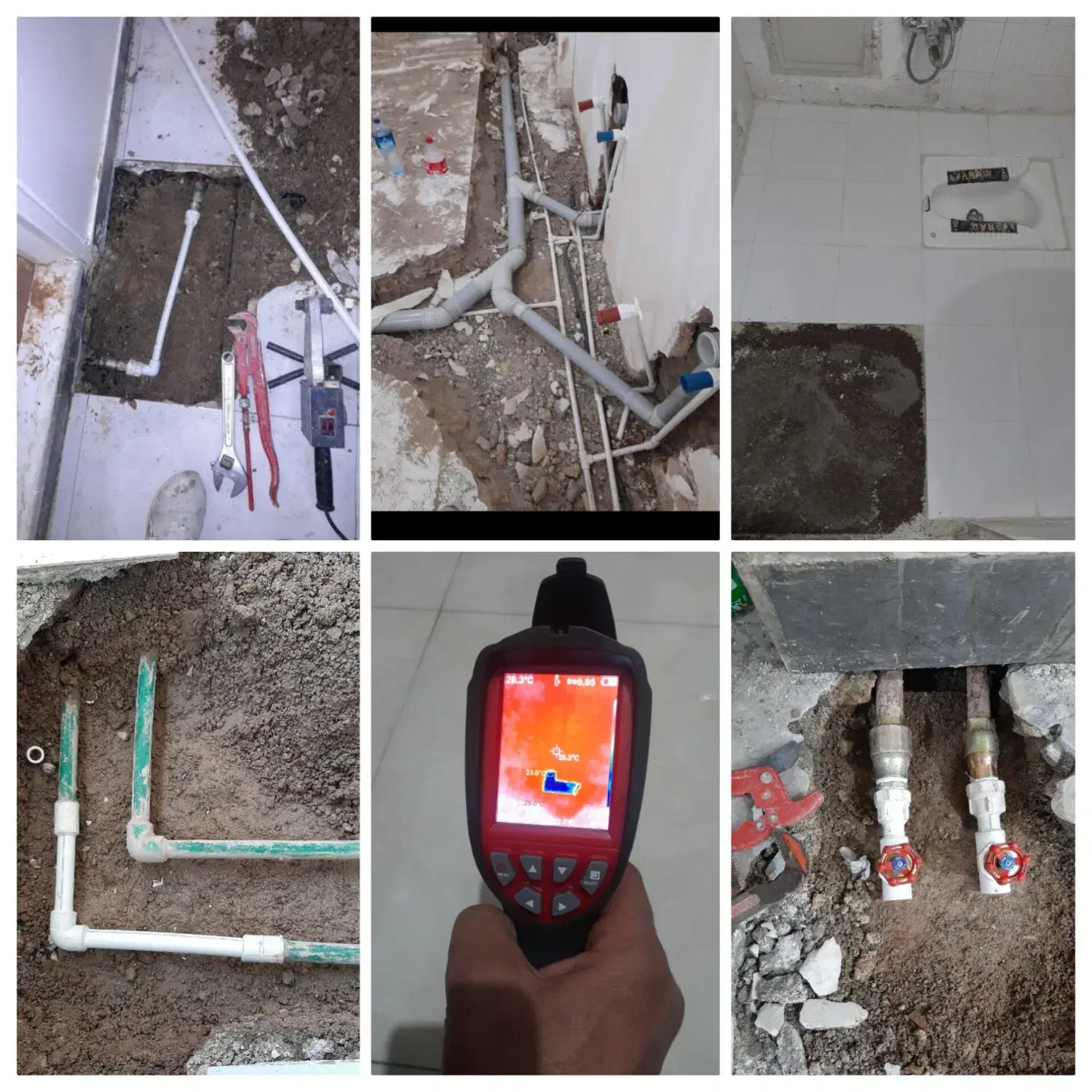 تاسیسات تشخیص ترکیدگی لوله کشی تضمینی کل تهران|خدمات پیشه و مهارت|تهران, تهرانپارس شرقی|دیوار