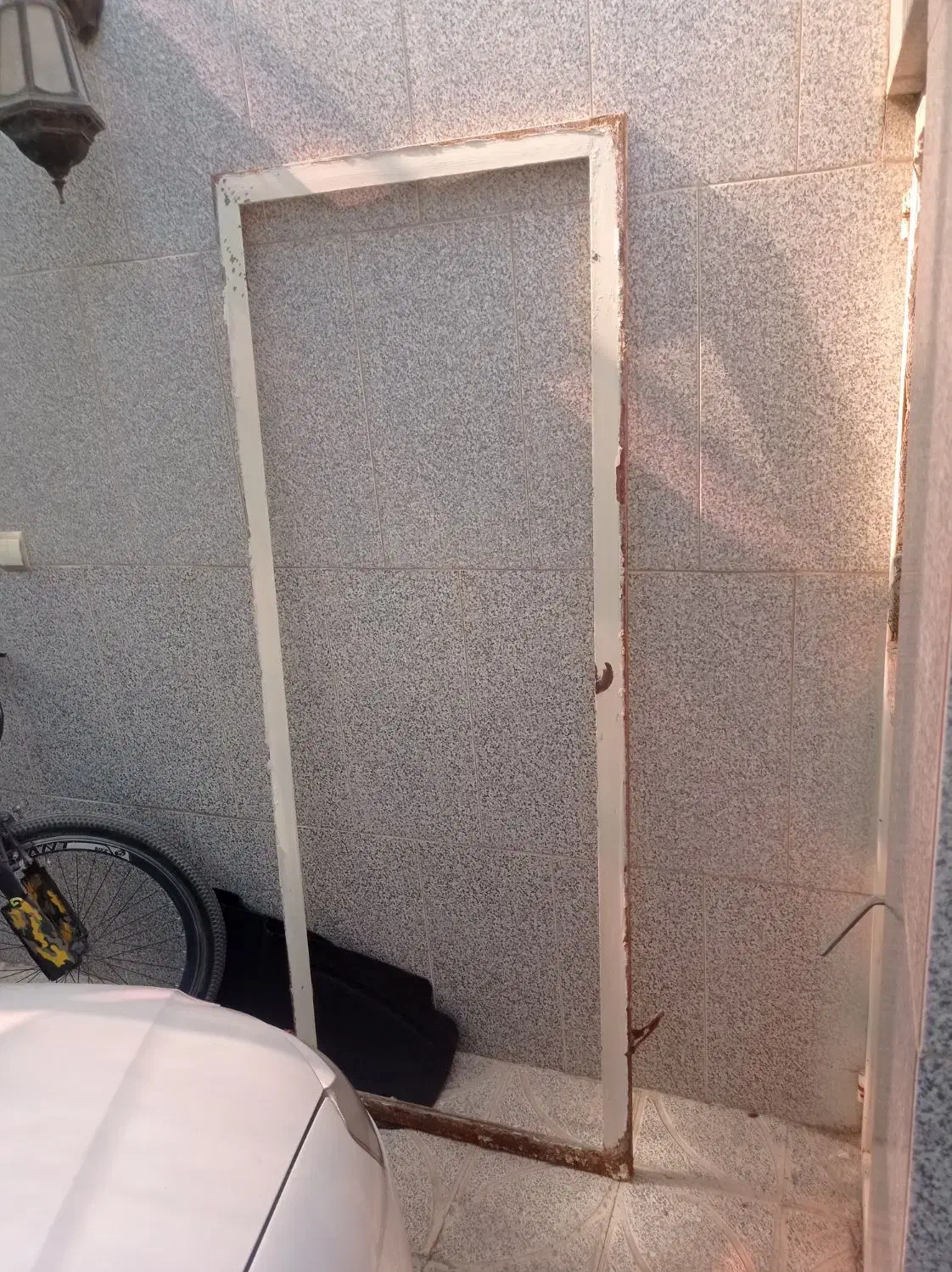 درب آهنی برای دستشویی یا حمام و انباری ...|مصالح و تجهیزات ساختمان|شاهین‌شهر, حاجی آباد|دیوار