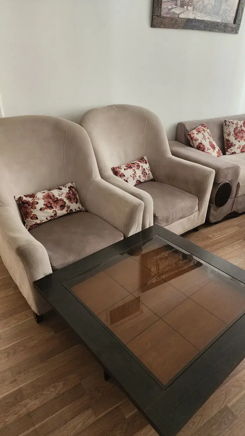 مبلمان ۷ نفره با میز وسط و عسلی|مبلمان خانگی و میز عسلی|تهران, تهرانسر شمالی|دیوار