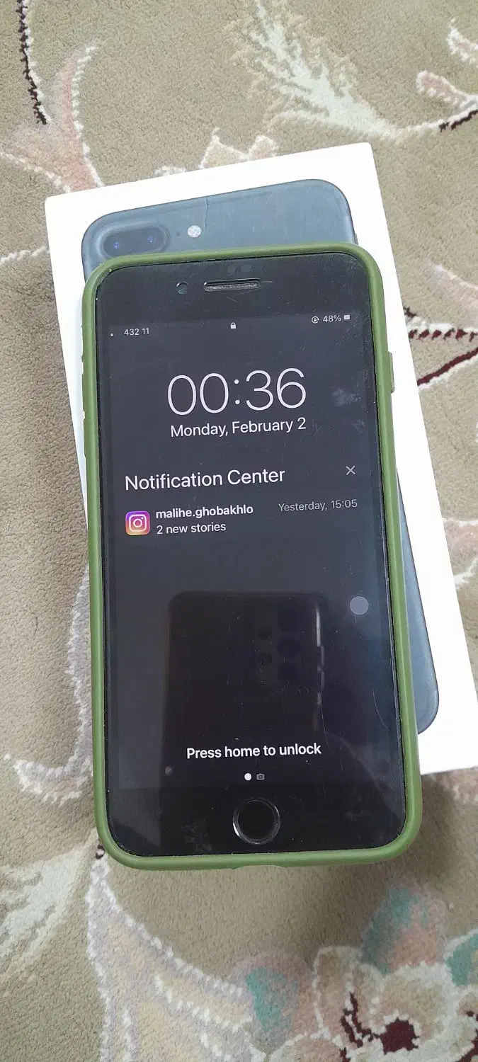 گوشی ایفون۷پلاس۲۵۶گیگlla|موبایل|تهران, بهار|دیوار