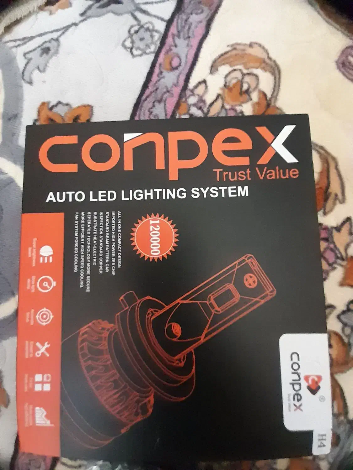 هدلایت کانپکس پایه h4 اصلی|قطعات یدکی و لوازم جانبی|فولادشهر, مسکن مهر فولادشهر|دیوار