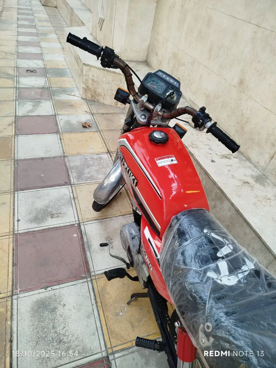 سوزوکی کلکسیونی  درحد فنی بسیار سالم مزایده|موتورسیکلت|گرگان, |دیوار