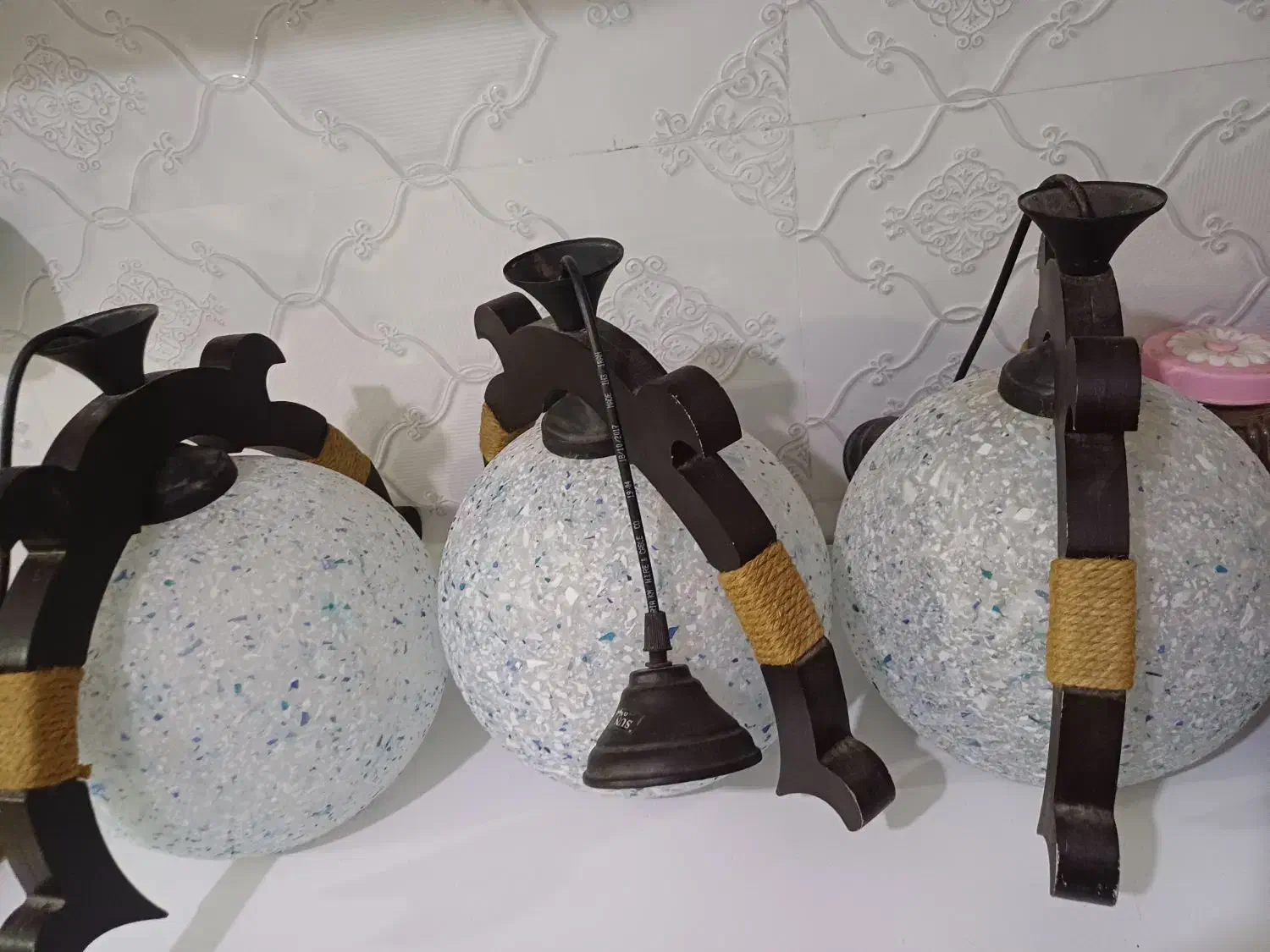 ۳عددلوستر|لوستر و چراغ آویز|اهواز, گلدشت|دیوار