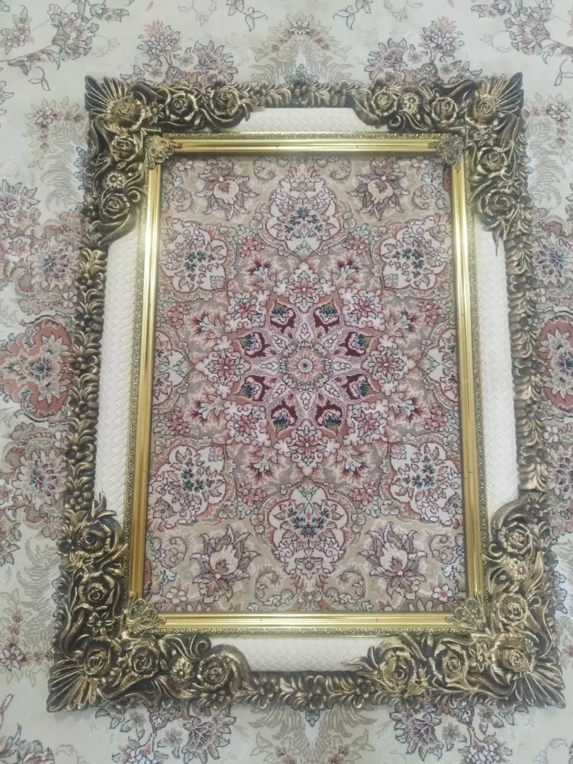 قاب تابلو|تابلو فرش|تهران, امام زاده عبدالله|دیوار