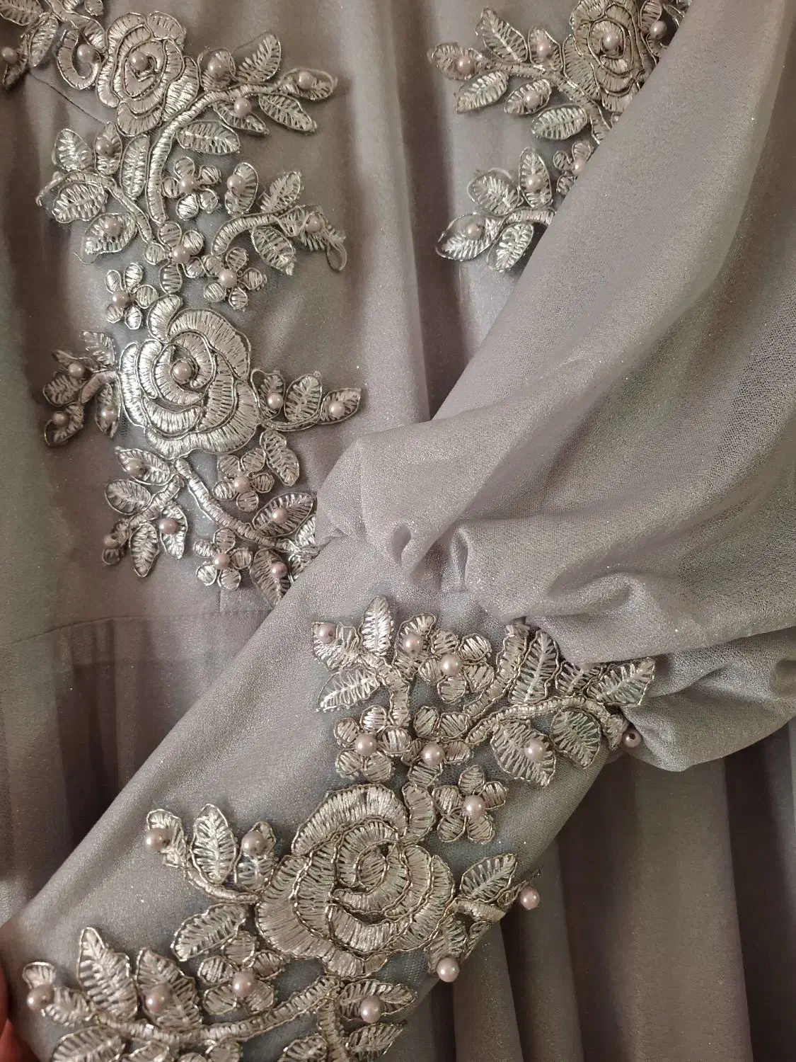 پیراهن مجلسی حریر شاین مناسب ۳۸تا ۴۰ گاها ۴۲|لباس|پردیس, فاز ۳|دیوار