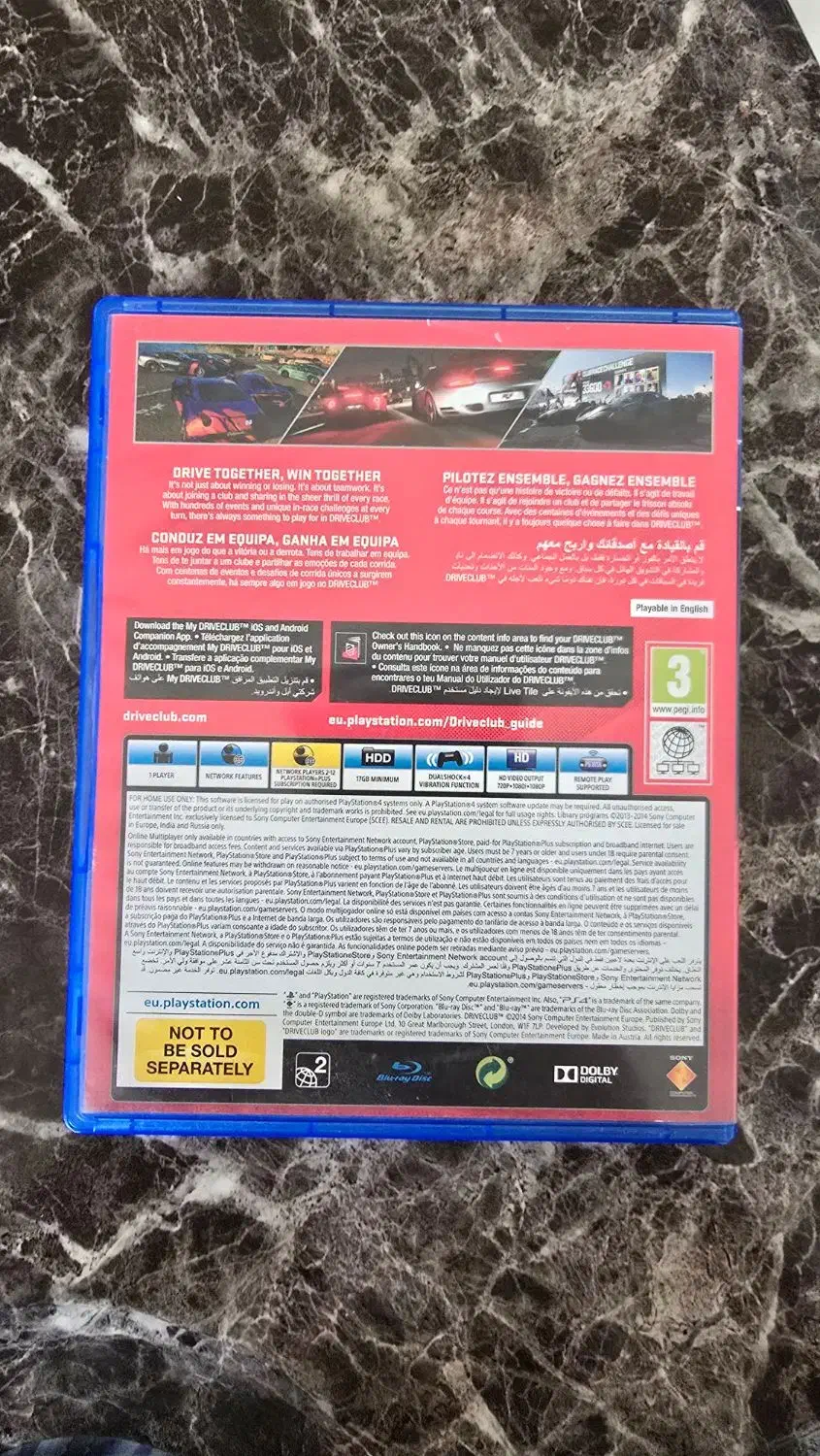 دیسک بازی DriveClub PS4|کنسول، بازی ویدئویی و آنلاین|تربتحیدریه, مظفریه|دیوار