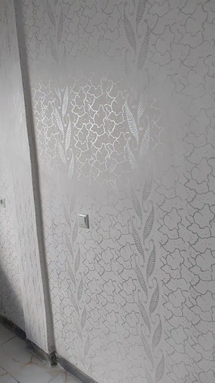 نقاشی ساختمان طرح کاغذدیواری|خدمات پیشه و مهارت|صومعهسرا, |دیوار