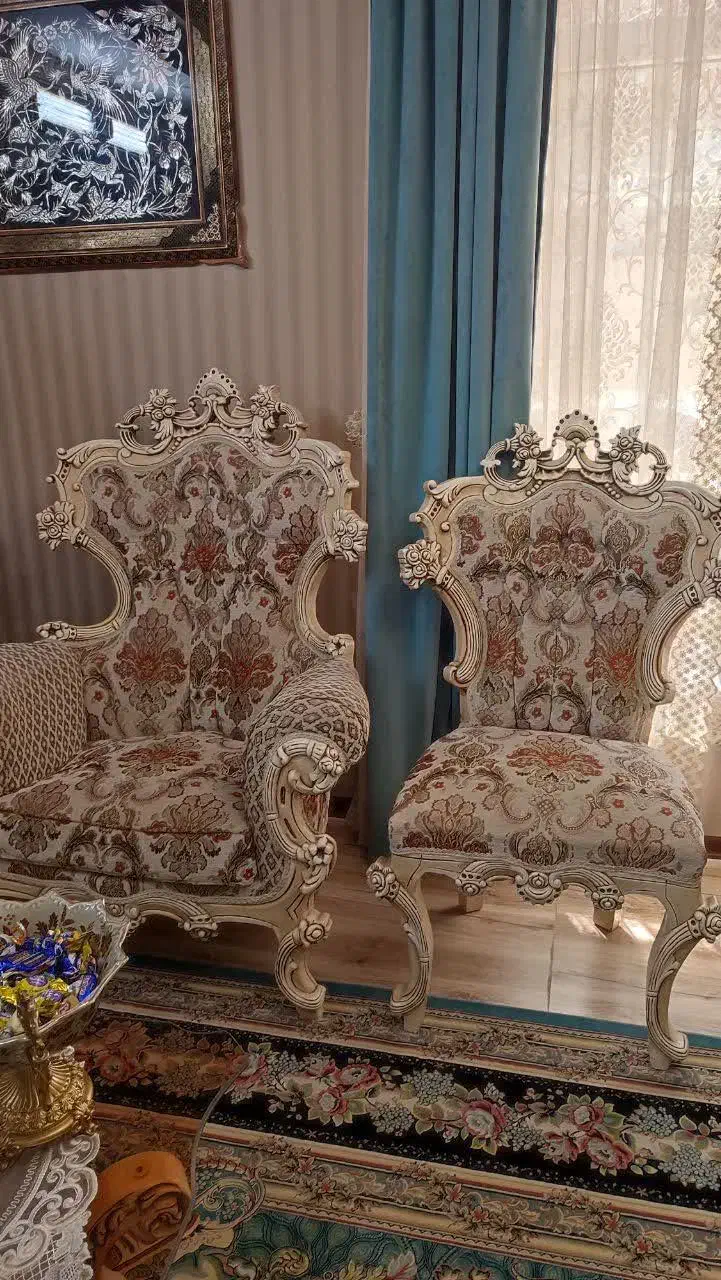 مبلمان استیل ۹ نفره همراه با میز عسلی و جلو مبلی|مبلمان خانگی و میز عسلی|ورامین, ورامین|دیوار