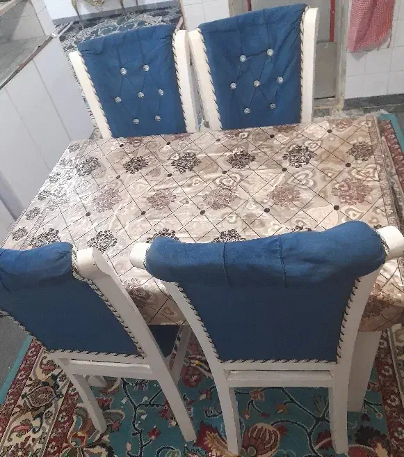 مبل ۹ نفره به همراه ناهار خوری ست توافقی|مبلمان خانگی و میز عسلی|شازند, |دیوار