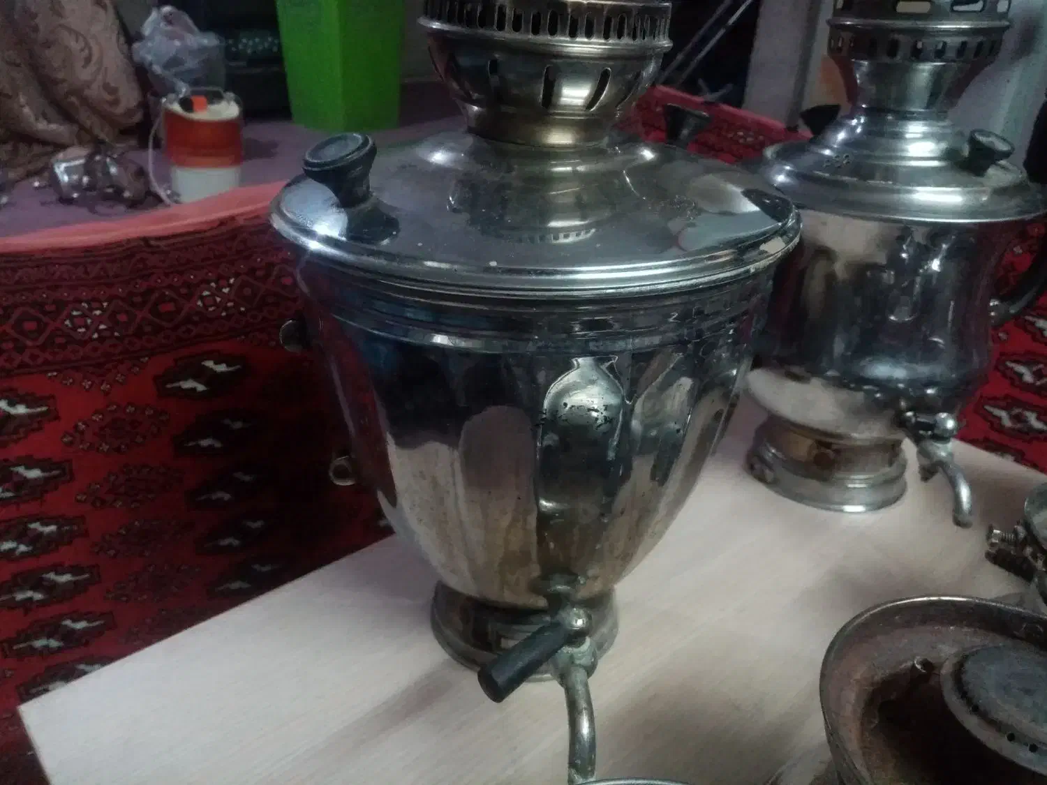 وسایل منزل سماور سطل پشتی آبمیوه گیری ضبط|سماور، چای‌ساز، قهوه‌ساز|مشهد, مقدم|دیوار