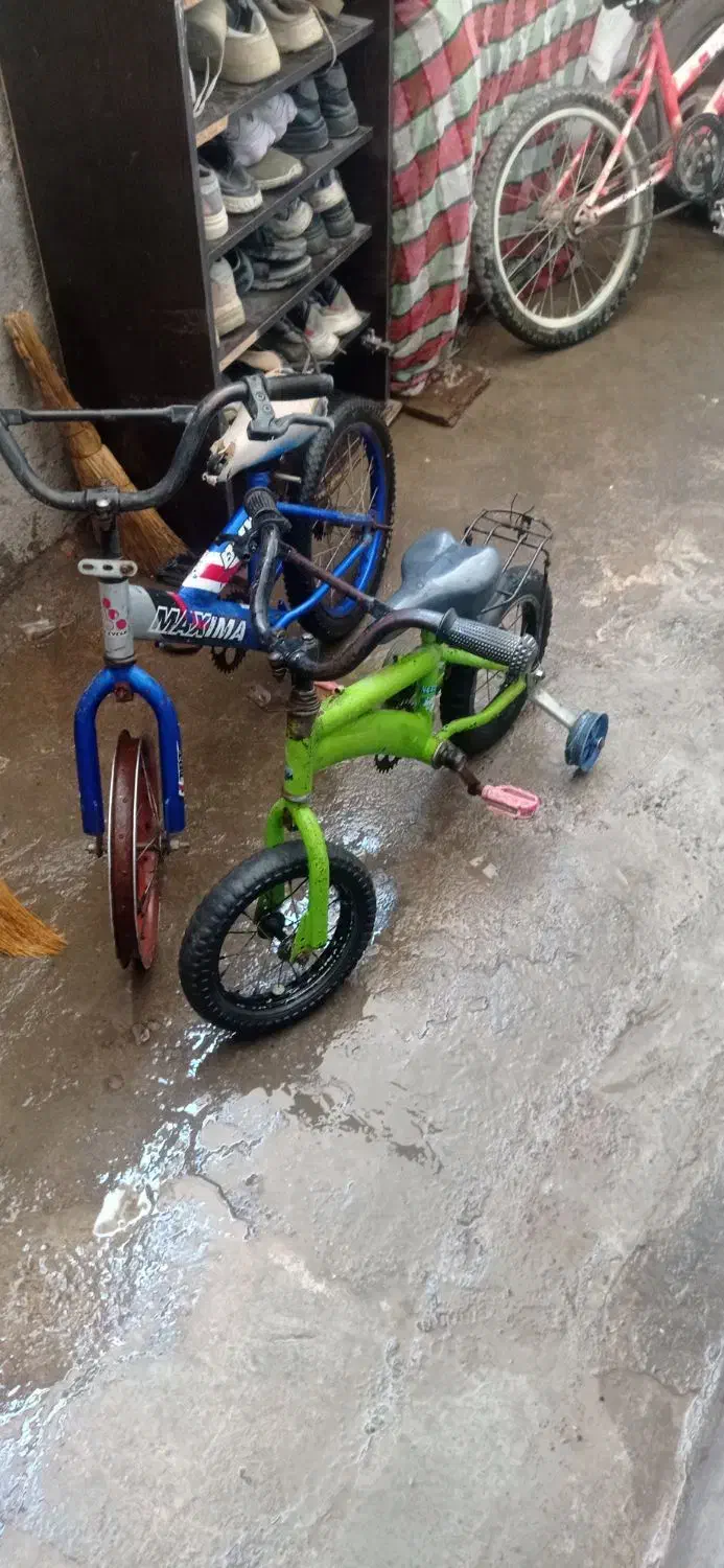 دو عدد دوچرخه سایز 12/14|دوچرخه، اسکیت، اسکوتر|گرگان, |دیوار