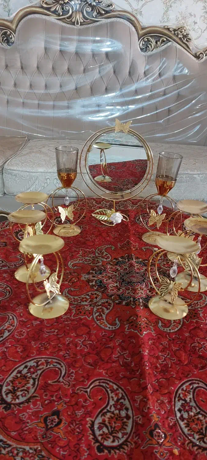 هفت سین|ظروف سرو و پذیرایی|قم, قلعه کامکار|دیوار