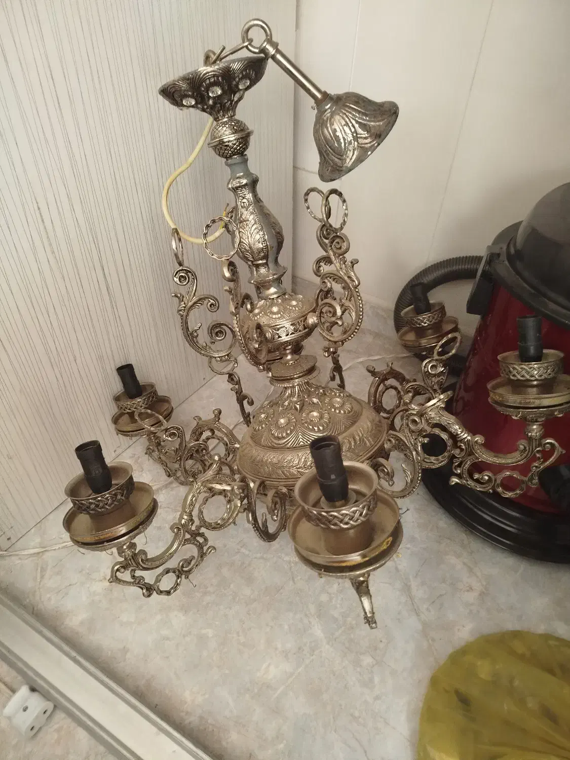 لوستر شش شاخه|لوستر و چراغ آویز|تبریز, |دیوار