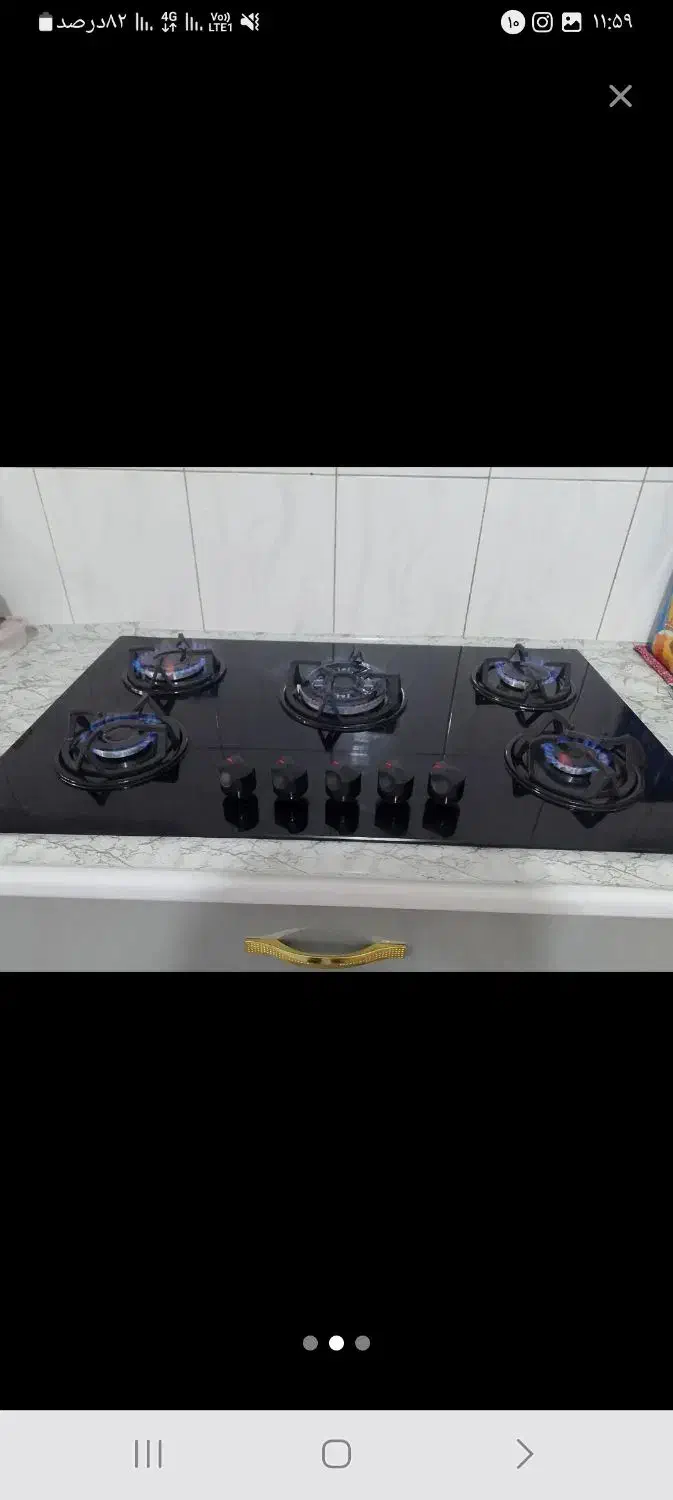 گاز رومیزی شیشه ایی در چناران|اجاق گاز و لوازم برقی پختوپز|چناران, |دیوار