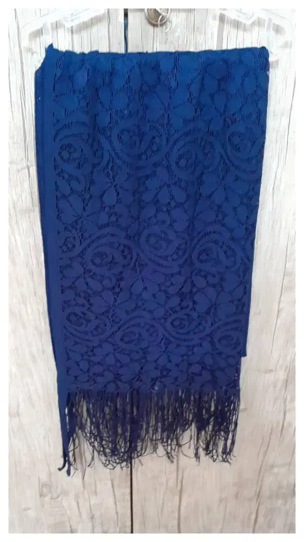 شال گیپور درسه رنگ آبی کاربنی ..یشمی..مدادی|لباس|فسا, |دیوار